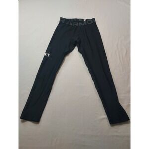 Under Armour - Girl's HeatGear Armour Leggings - Black - Size 10/12